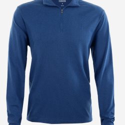 IZOD Men's Popcorn Jacquard Long Sleeve 1/4 Zip